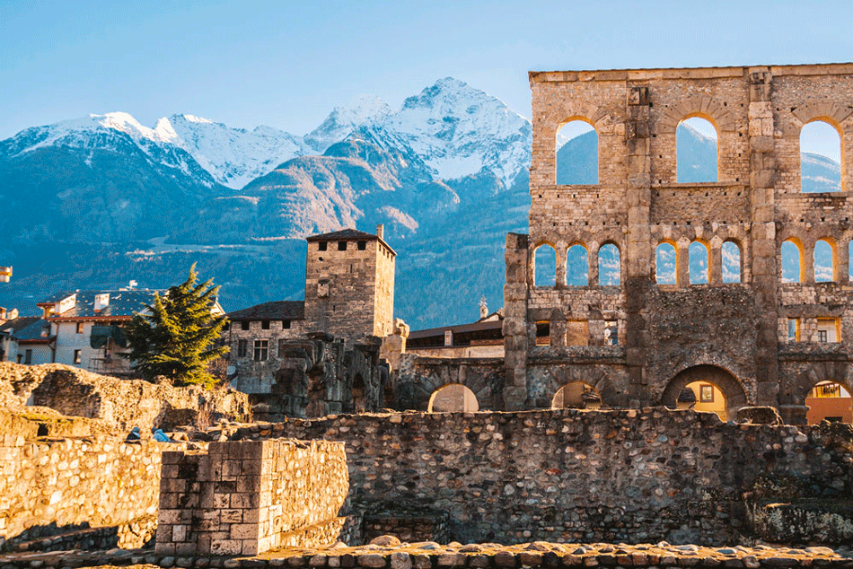 Aosta, nel corso dei secoli